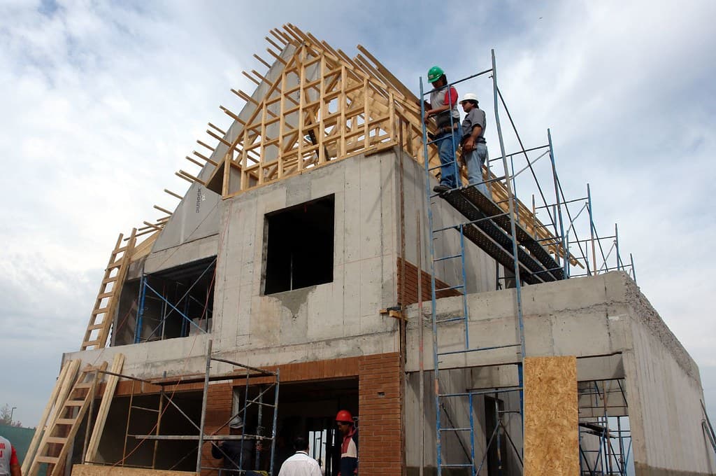 Terrace under construction on a payment plan in Gwarinpa, Abuja